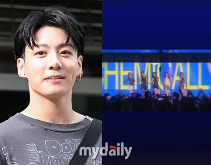 Jungkook đăng tải lên tài khoản mạng xã hội một đoạn video ghi lại sân khấu của RESCENE mà không kèm chú thích.