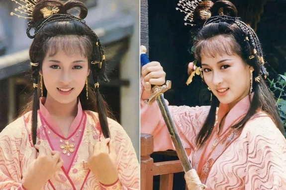 Năm 1986, Lê Mỹ Nhàn đảm nhận vai Triệu Mẫn trong Ỷ Thiên Đồ Long Ký của TVB, đóng cặp cùng Lương Triều Vỹ.