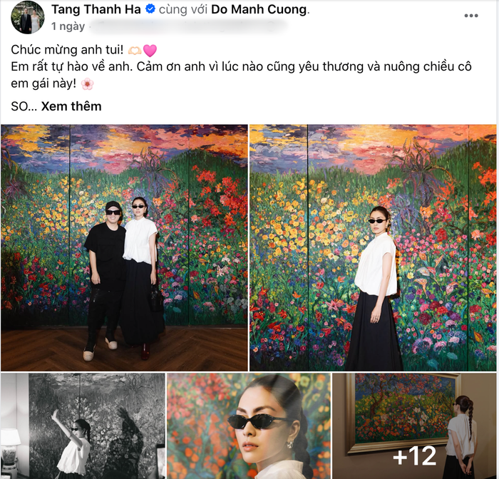 Tăng Thanh Hà chia sẻ.