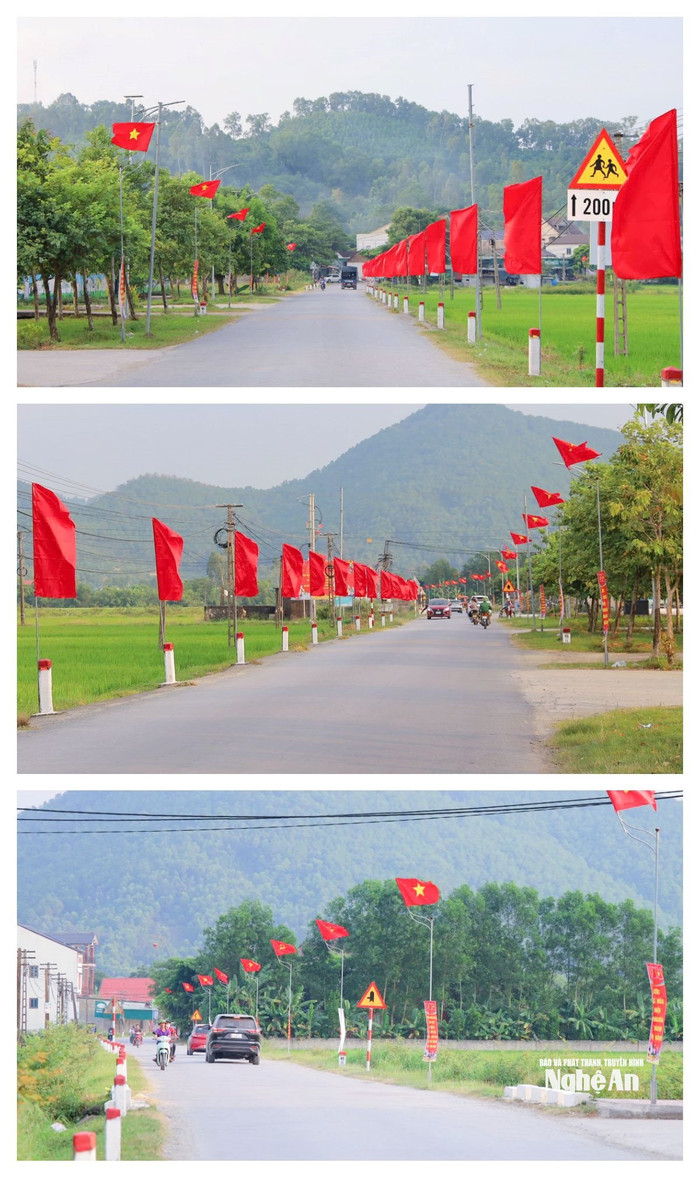 Khung cảnh yên bình của làng quê xứ Nghệ. Ảnh: báo Nghệ An