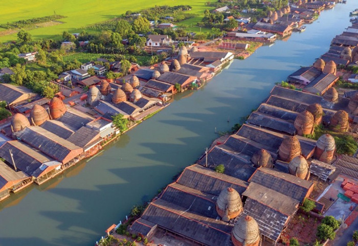 Khu Lò gạch Mang Thít. Ảnh: Sưu tầm