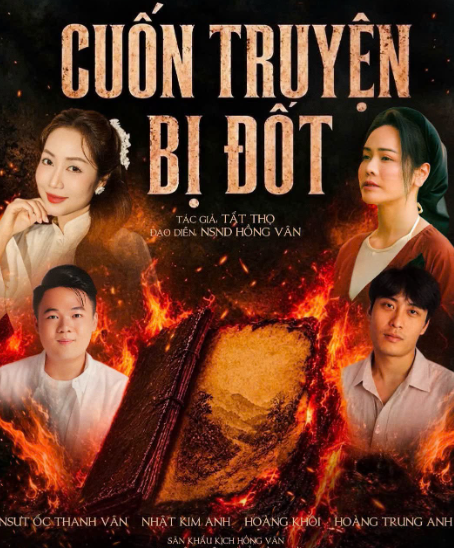Nhật Kim Anh đánh dấu màn tái xuất sân khấu với Cuốn Truyện Bị Đốt. Ảnh: FBNV