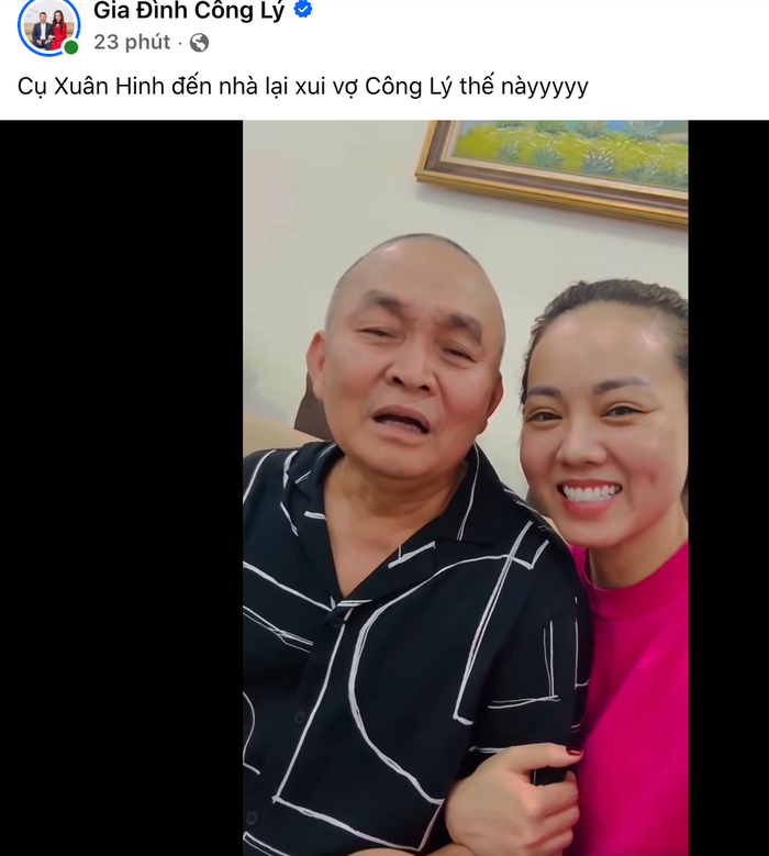 NSƯT Xuân Hinh đến thăm vợ chồng Công Lý.