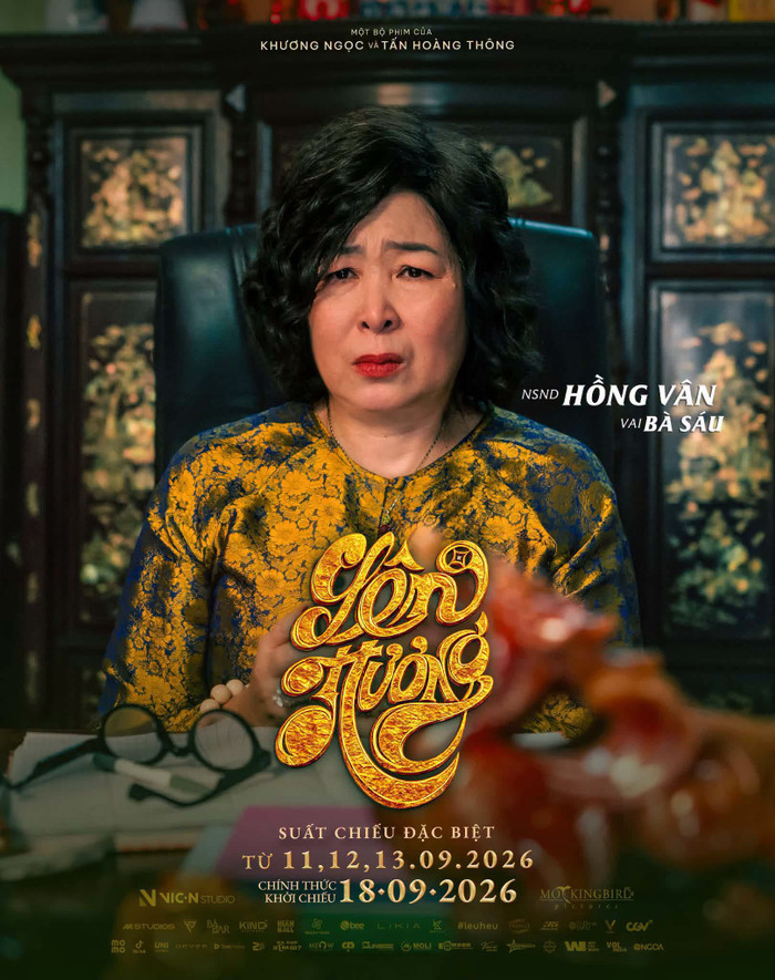 Hồng Vân vai Bà Sáu phim Lên Hương. Ảnh: FBNV