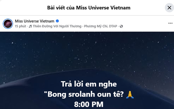 Miss Universe Vietnam tung 'hint', khán giả gọi tên Phương Mỹ Chi.