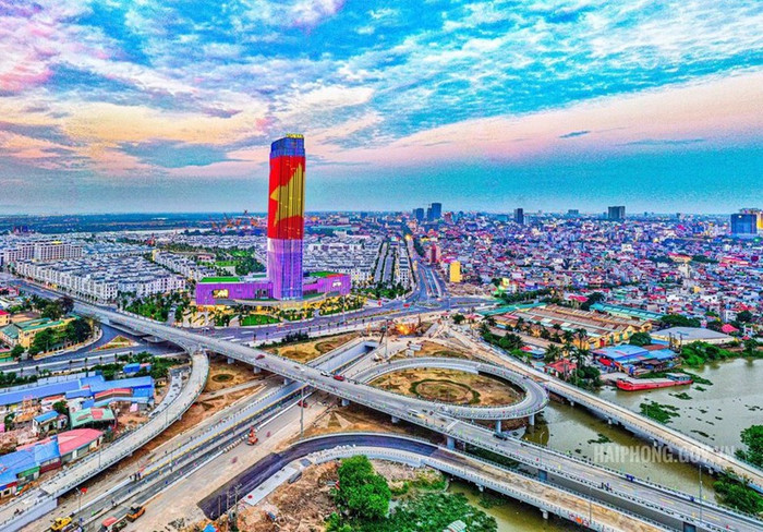 Nét hiện đại của TP Hải Phòng. Ảnh: HAIPHONG.GOV.VN