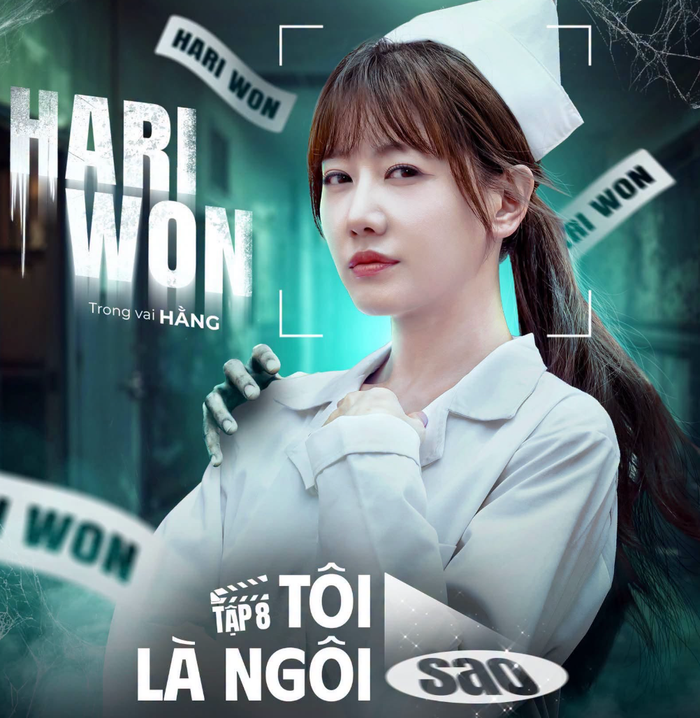 Hari Won tái hiện vai y tá Hằng sau 10 năm kể từ Bệnh Viện Ma. Ảnh: NSX