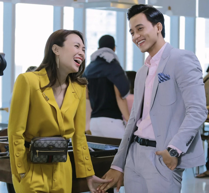 Ca sĩ Mỹ Tâm và nam diễn viên Mai Tài Phến.