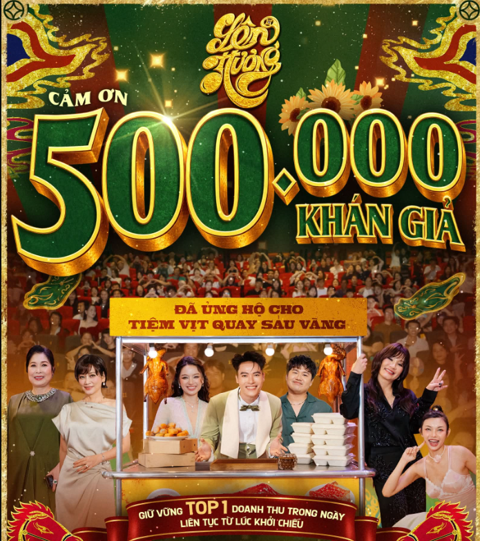 Ở tuổi 64, Hồng Đào đón thêm tin vui khi Lên hương cán mốc 500.000 khán giả sau khi ra rạp.