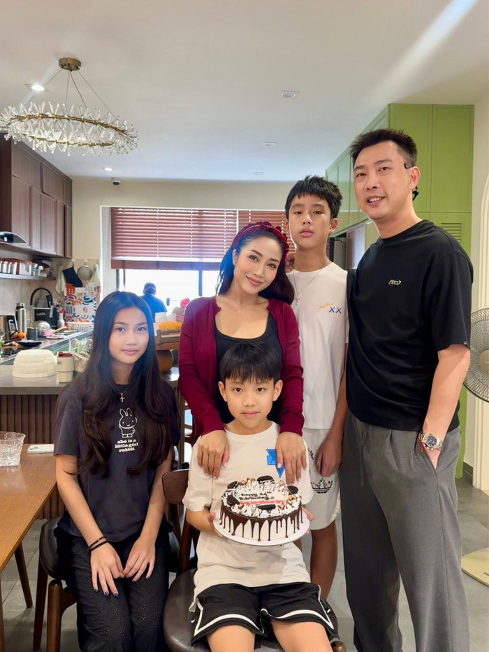 Gia đình hạnh phúc của Ốc Thanh Vân.&nbsp;