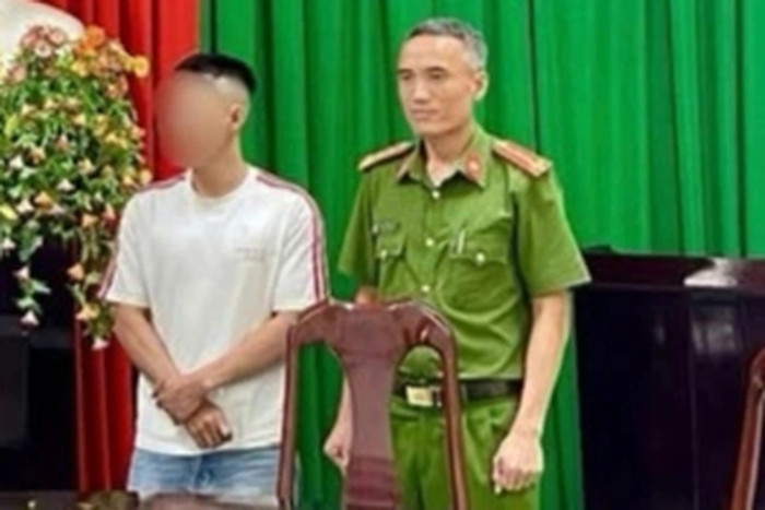 Đối tượng Hà Hồng Đức bị khởi tố (Ảnh: Công an tỉnh Đắk Lắk).