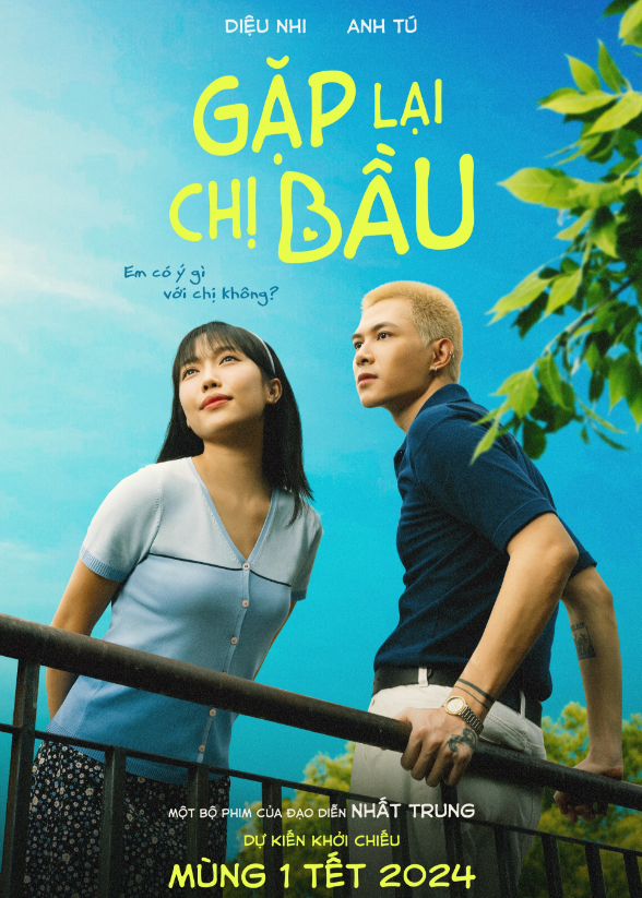 Diệu Nhi và Anh Tú tái hợp trong phim Tết Gặp lại chị bầu.