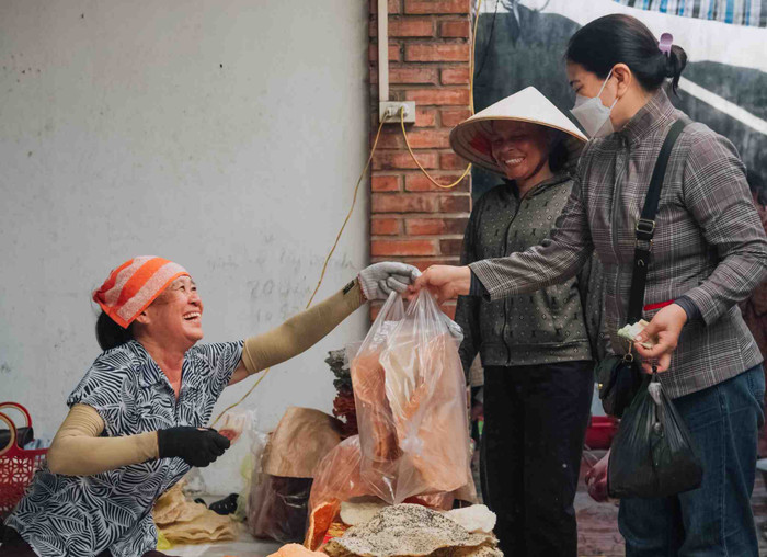Không khí ở chợ quê Ninh Bình. Ảnh: báo Lao Động