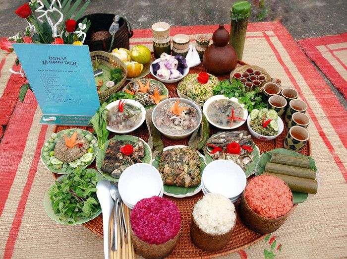 Những đặc sản ẩm thực của đồng bào Thái ở miền Tây xứ Nghệ. Ảnh: VietNamNet