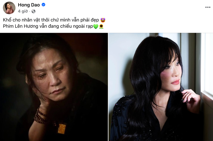 Hồng Đào chia sẻ.