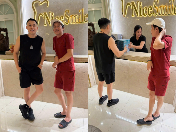 Hoài Linh gây chú ý với khoảnh khắc đời thường khi được em trai Dương Triệu Vũ đi cùng trong một lần đến nha sĩ. &nbsp;