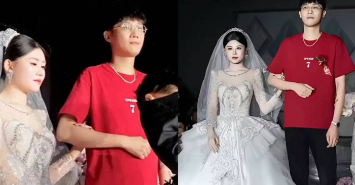 Đưa con gái 21 tuổi về nhà chồng, ngoại hình người cha 41 tuổi khiến ai cũng xôn xao Ảnh 1