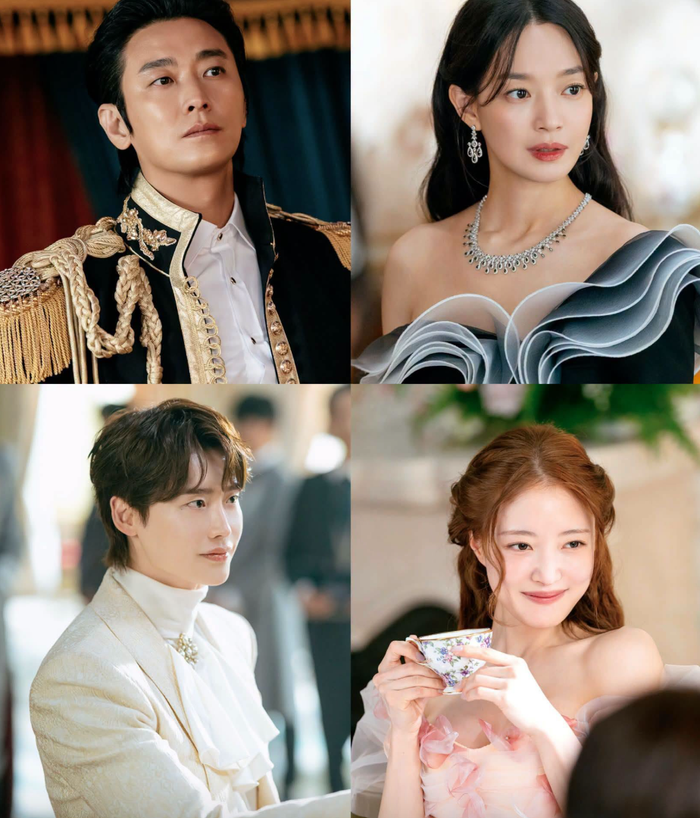 Shin Min Ah và Lee Jong Suk gây chú ý với tạo hình vương giả trong Hoàng Hậu Tái Hôn.