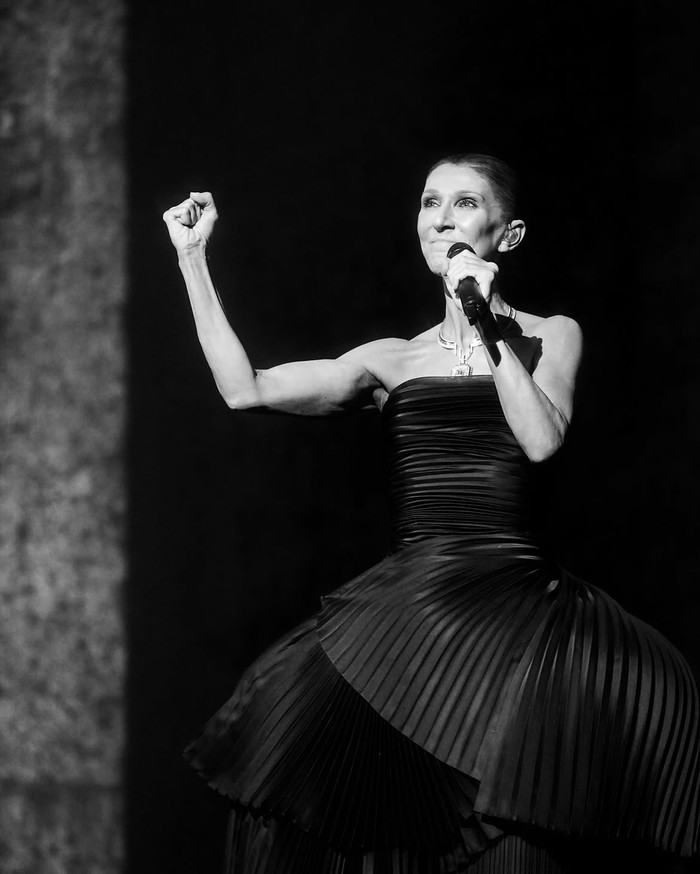 Céline Dion hát và nhảy chân trần trên nóc ô tô giữa vòng vây người hâm mộ ở Paris Ảnh 4