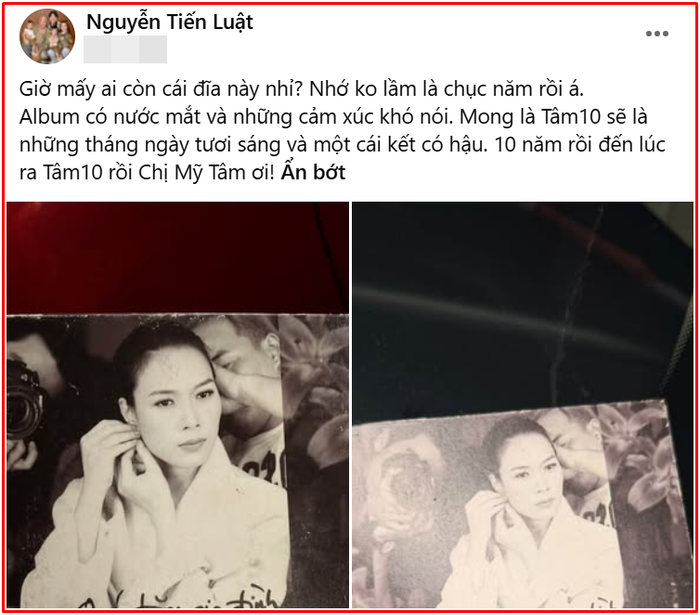 Tiến Luật dành những lời khá xúc động khi nhắc đến Tâm 9 của Mỹ Tâm