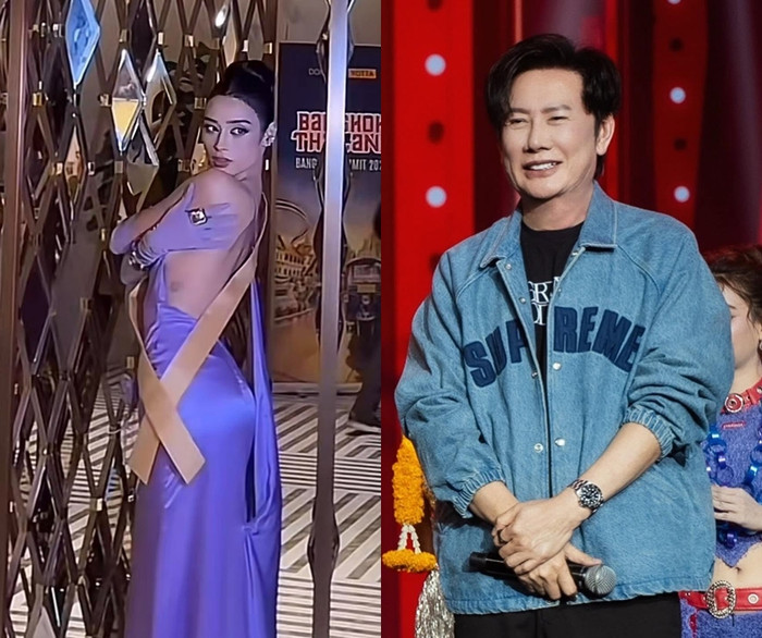 Chủ tịch Miss Grand International bày tỏ sự bất ngờ, thích thú khi theo dõi qua livestream khoảnh khắc Emoura Phạm chụp ảnh tại cuộc thi.