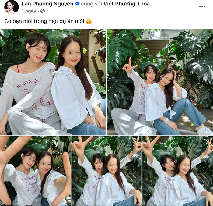 Diễn viên Lan Phương đồng hành cùng Việt Phương Thoa trong dự án mới.