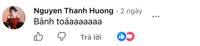 Bình luận chỉ vỏn vẹn 2 từ của Thanh Hương.