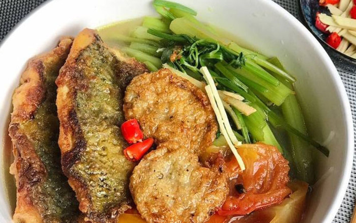 Canh cá rô đồng