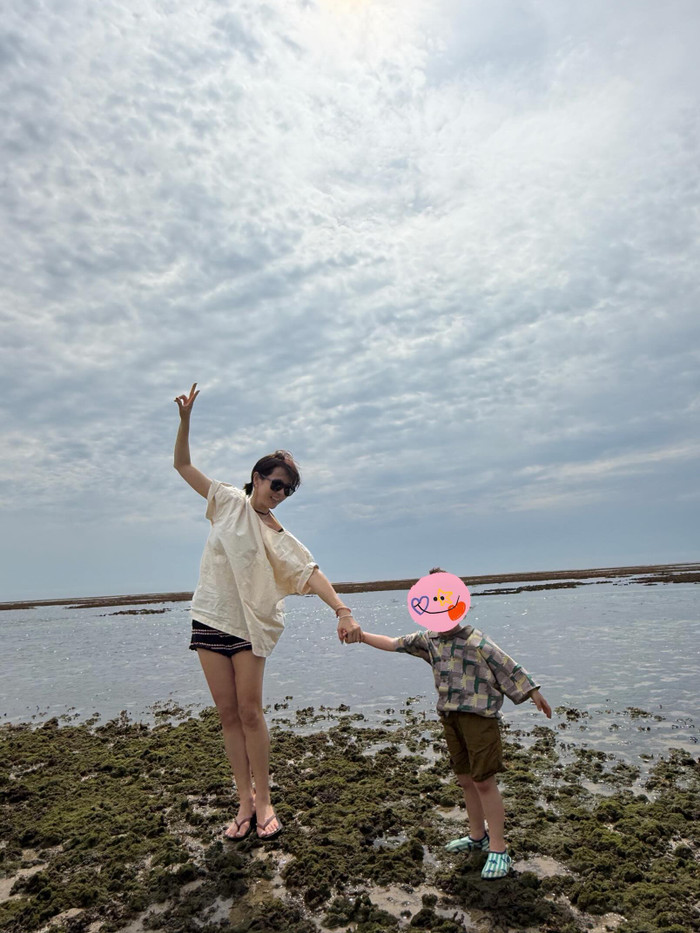 Son Ye Jin dành thời gian cho con trai 4 tuổi.
