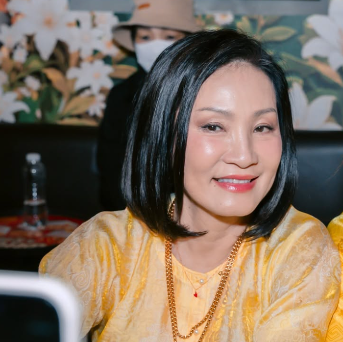 Hồng Đào đảm nhận vai bà Mũi trong bộ phim điện ảnh Lên Hương của đạo diễn Khương Ngọc. Ảnh: FBNV