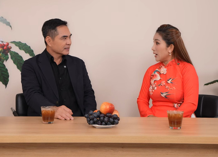 Trung Dũng và Cát Tường trong tập đầu tiên.