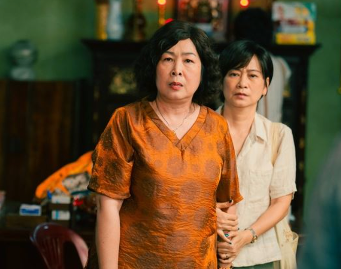 NSND Hồng Vân và Tuyết Thu trong Lên Hương.