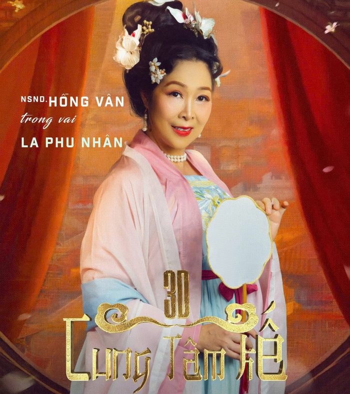 NSND Hồng Vân thông báo vở kịch 3D Cung Tâm Kế chính thức trở lại tại Sân khấu Kịch Hồng Vân.