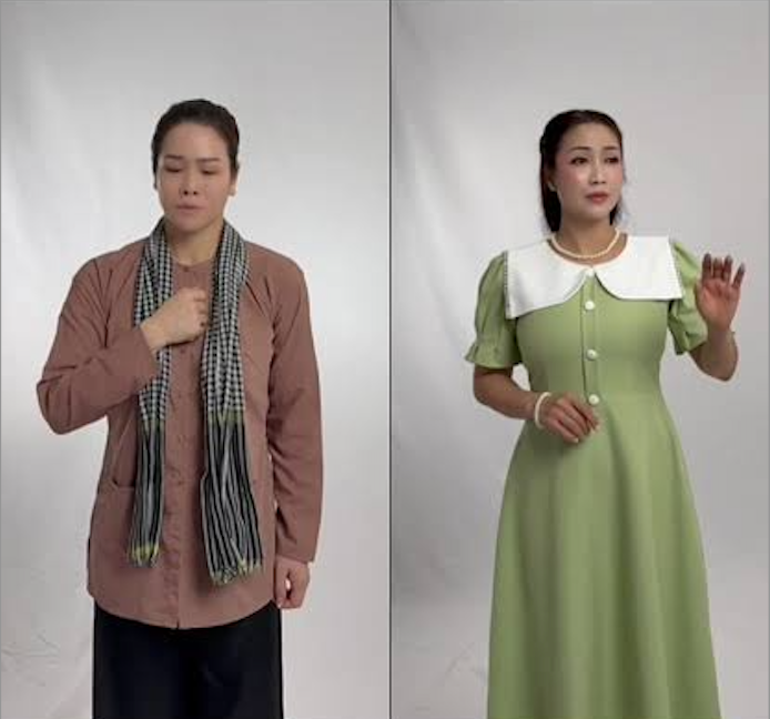 Hé lộ tạo hình của Ốc Thanh Vân và Nhật Kim Anh trong vở kịch.