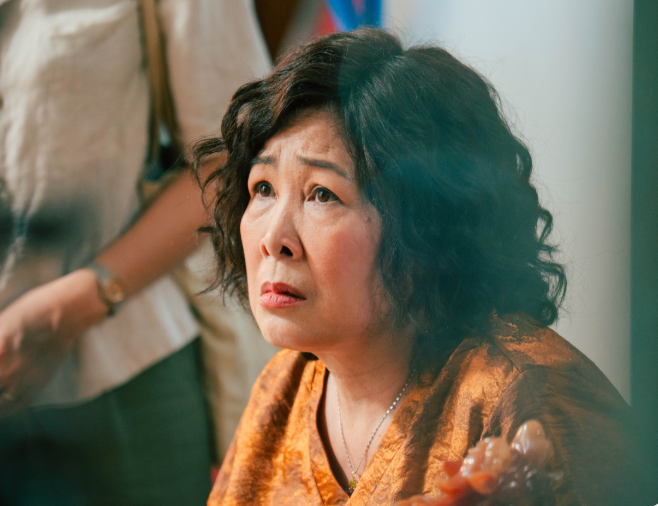 NSND Hồng Vân trong phim Lên Hương.