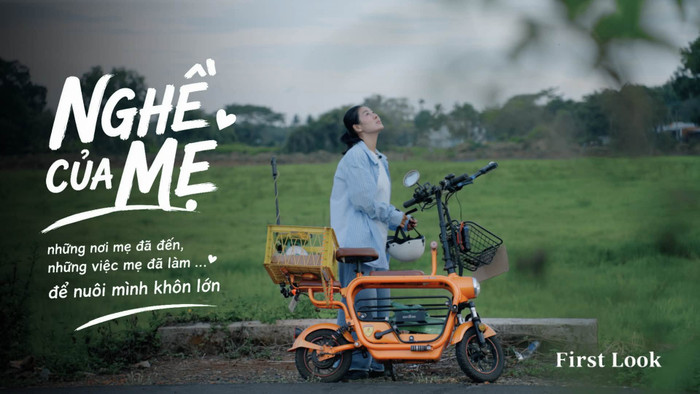 Nam Thư bất lực khi bán không được hàng hóa. Ảnh: FBNV