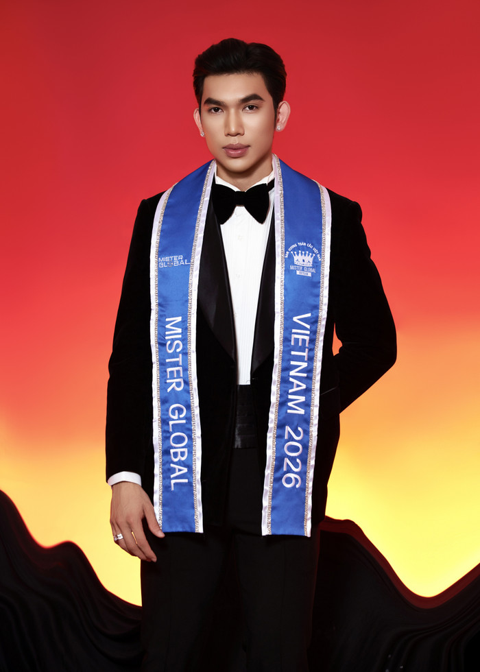 Nam người mẫu đặt mục tiêu chiến thắng tại Mister Global 2026.