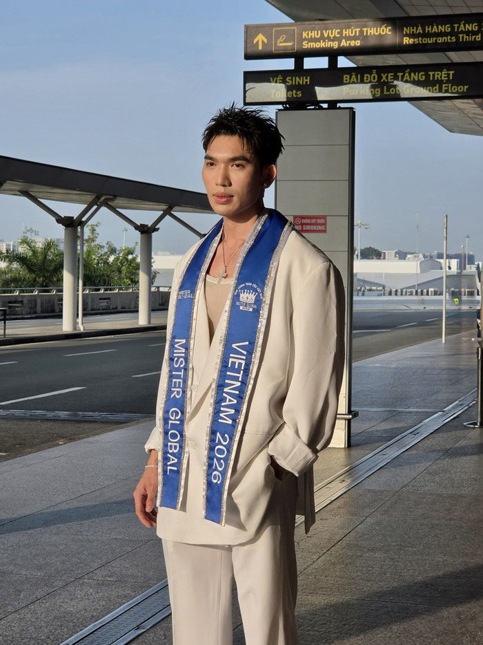 Trương Trọng Hiếu là đại diện Việt Nam tham gia tranh tài tại Mister Global 2026.