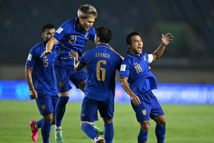 Thái Lan đánh bại tuyển Việt Nam 2-0. Ảnh: FAT