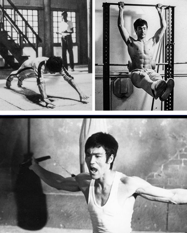 Lý Tiểu Long thời trẻ tại Hồng Kông, khi ông vừa theo học vừa tích cực rèn luyện võ thuật, đặt nền móng cho sự nghiệp sau này.