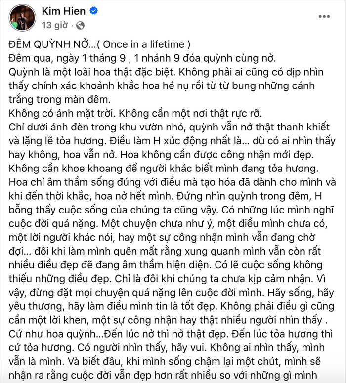 Kim Hiền ở tuổi 44: Không cần ai công nhận vẫn hạnh phúc Ảnh 1