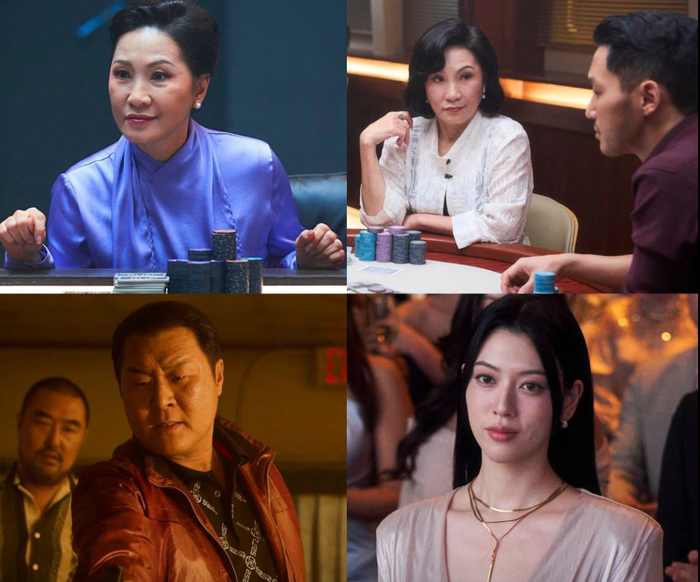 Hồng Đào vào vai Chủ tịch Thảo, nữ doanh nhân quyền lực góp mặt trong thế giới cờ bạc quốc tế của Tazza 4. Ảnh: NSX