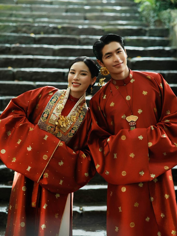 Kỳ Duyên chia sẻ hình ảnh bên Quốc Anh.