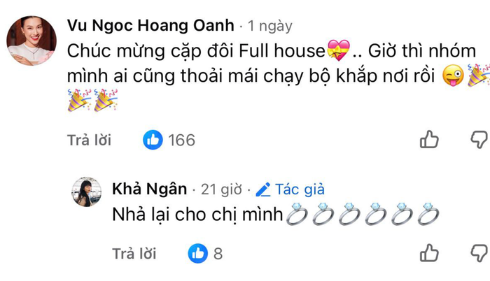 Khả Ngân 'nhả vía' cho Hoàng Oanh.