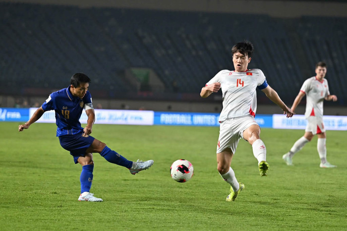 AFC bình luận chiến thắng 2-0 trước tuyển Việt Nam giúp Thái Lan chấm dứt chuỗi 27 trận bất bại của thầy trò HLV Kim Sang Sik. Ảnh: FAT