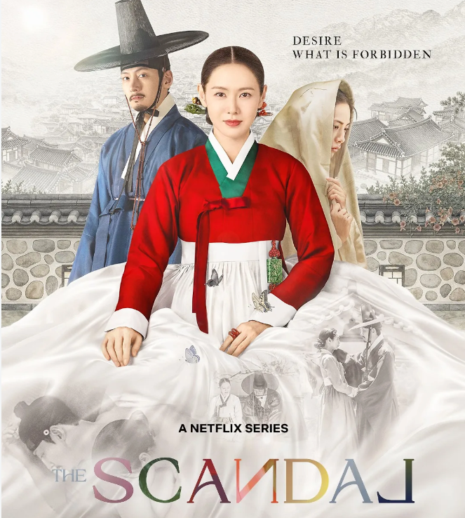 Đứng đầu danh sách trong ảnh là The Scandal, phim Hàn Quốc lấy bối cảnh thời Joseon. Tác phẩm xoay quanh phu nhân Cho và Cho Won, hai người cùng tham gia một trò cá cược tình cảm nguy hiểm liên quan đến Hui Yeon - cô gái nổi tiếng đoan chính. Từ một cuộc chơi, những cảm xúc thật dần xuất hiện, kéo theo nhiều bí mật và ranh giới cấm kỵ. Phim có sự tham gia của Son Ye Jin, Ji Chang Wook và Nana, phát hành trên Netflix từ tháng 9/2026.