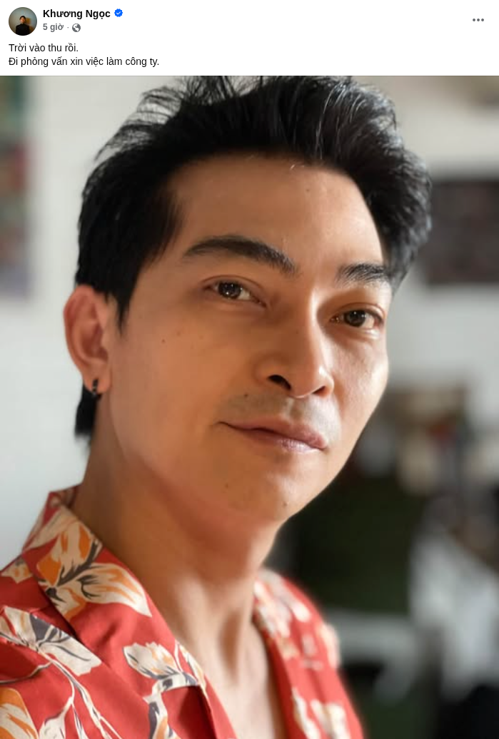 Bài đăng của đạo diễn Khương Ngọc gây chú ý. Ảnh: FBNV