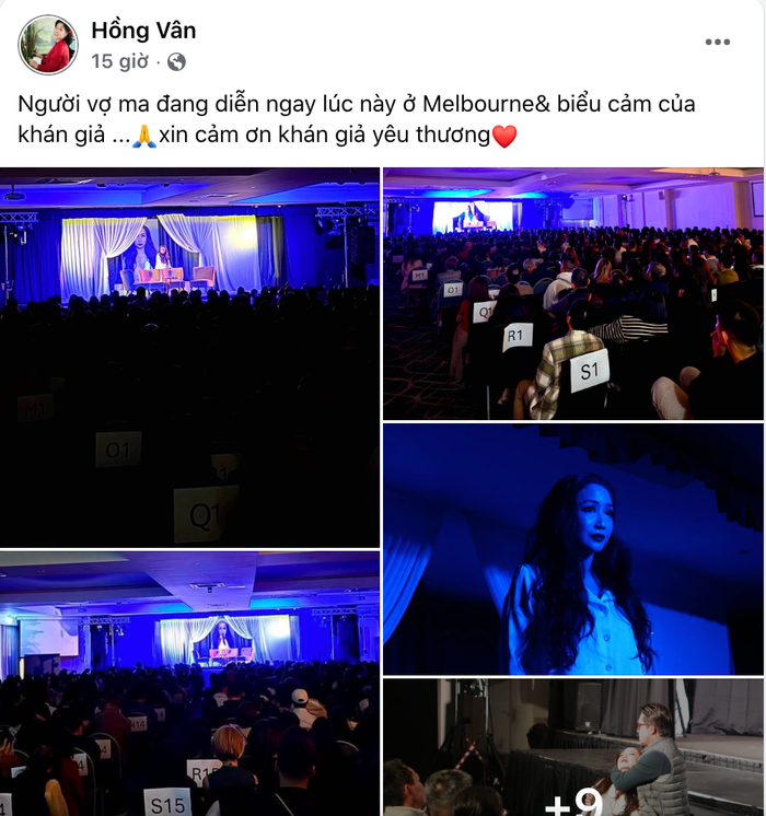 NSND Hồng Vân chia sẻ hình ảnh ở Melbourne.