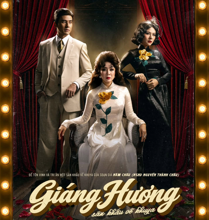 Lê Phương được tin tưởng với vai chính trong Giáng Hương: Sân khấu về khuya, mở ra chặng đường mới ở sân khấu kịch. Ảnh: NSX