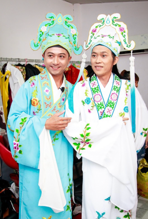 NSƯT Hoài Linh và Hứa Minh Đạt.